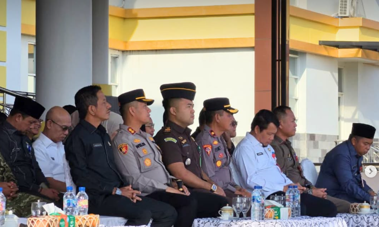 Apel Gelar Pasukan Persiapan Pengamanan Pemilihan Kepala Desa (Pilkades) Serentak se-Kabupaten Tapin Tahun 2026