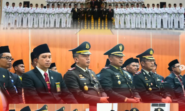 Pengukuhan Paskibraka Kabupaten Tapin